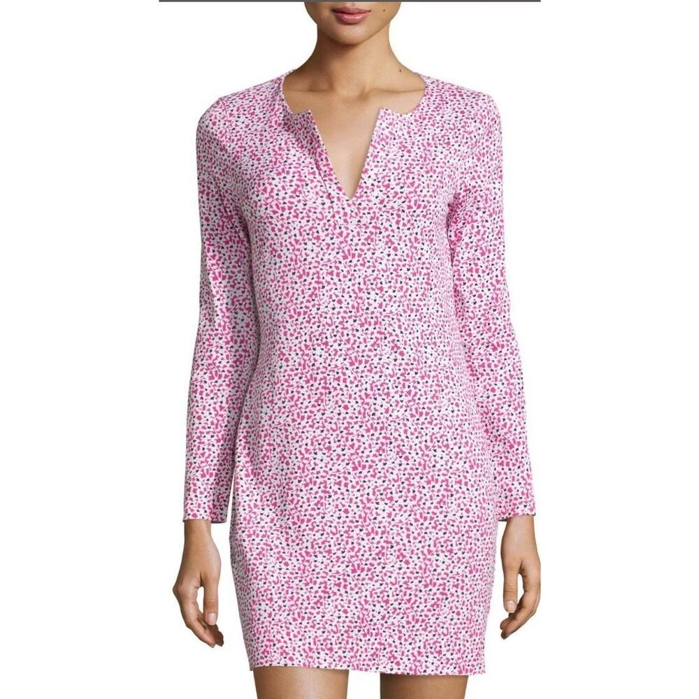Diane von Furstenberg DVF Reina Long Sleeve Dress DAISY Cotton & Silk EUC 10